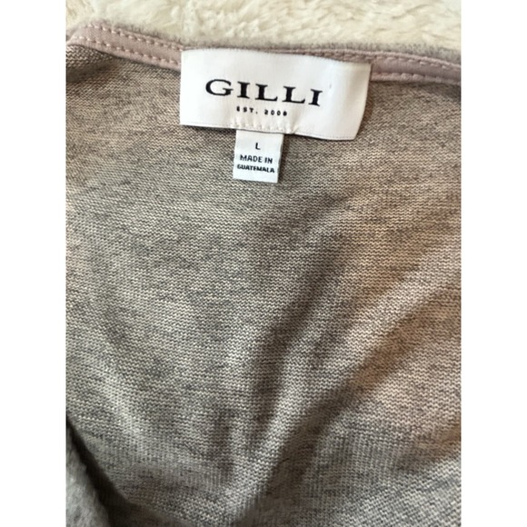 Womens Taupe Long Sleeve Dress Large Ruffled Accents Super Soft! - Picture 8 of 10